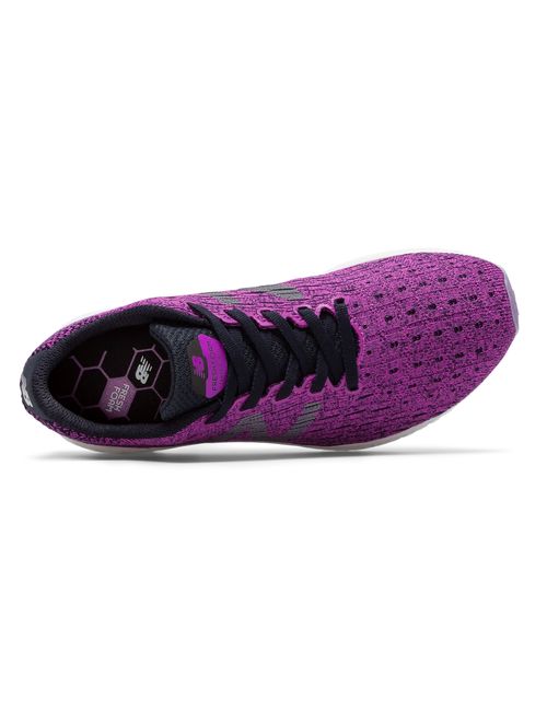 New Balance Women's Fresh Foam Zante Pursuit Shoes Purple with Black