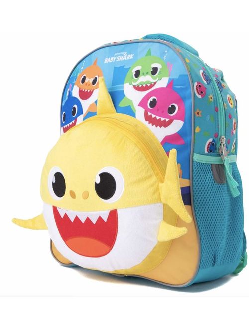 Baby Shark 14" with plush 3D Backpack