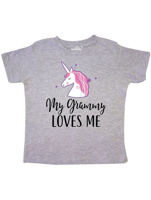 Grammy Loves Me Unicorn Girls Toddler T-Shirt