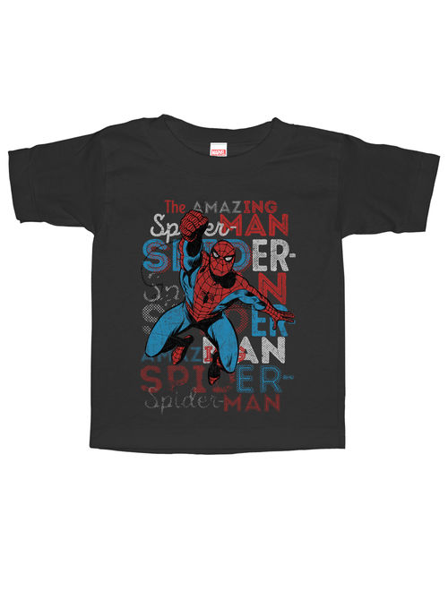 Marvel Toddler's Amazing Spider-Man Jump T-Shirt