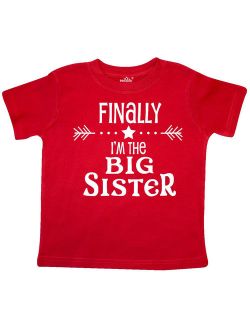 Finally I'm the Big Sister Toddler T-Shirt