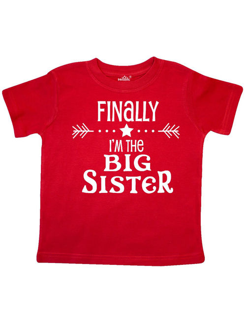Finally I'm the Big Sister Toddler T-Shirt
