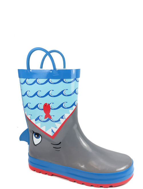 Boys Wonder Nation Rain Shark Boot