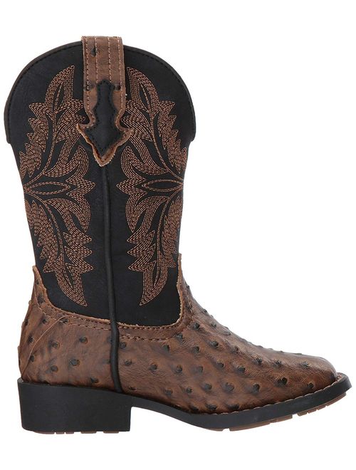 Roper Jed Kids Boys Brown Faux Leather Cowboy Boots 12
