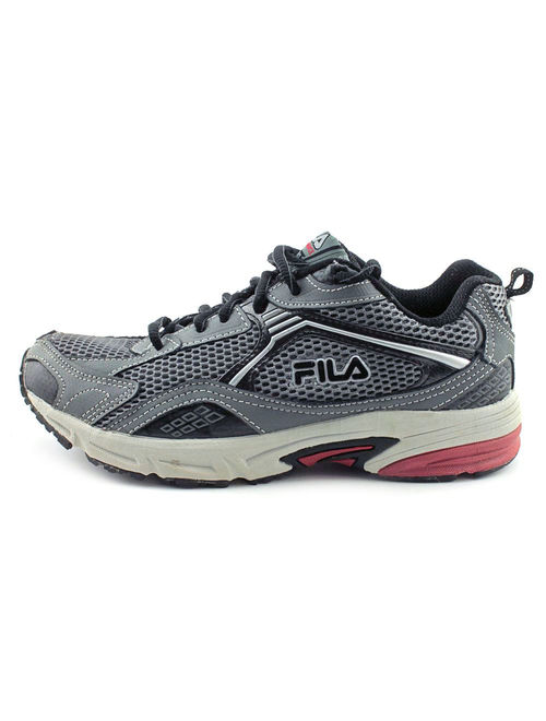 Fila Mens Windshift 2 Running Shoes 1HRW50LZ-063 Dark Silver Metallic Silver Prince Blue Wide 4E Size- 13/Wide 4E