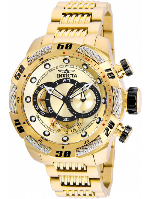 Invicta Men's 25482 Speedway Quartz Multifunction Gold Dial Watch