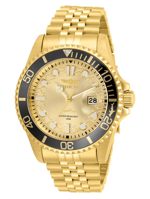 Invicta Pro Diver Men's Stainless Steel Gold Watch - Model 30613