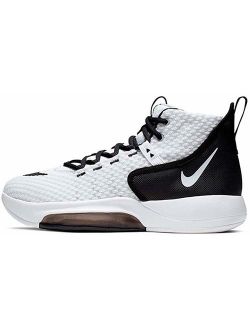 Men's Zoom Rize TB Basketball Shoe, White/Black, 12 D(M) US