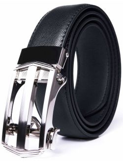 Mens Belt Leather Ratchet Belts For Men Casual & Dress Belt With Adjustable Automatic Buckle 35mm Wide