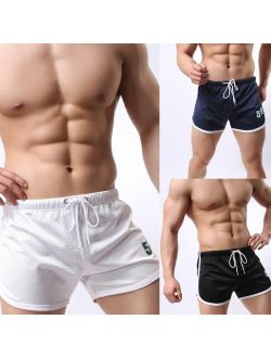Men's Summer Breathable Shorts Gym Sports Running Sleep Casual Short Pants