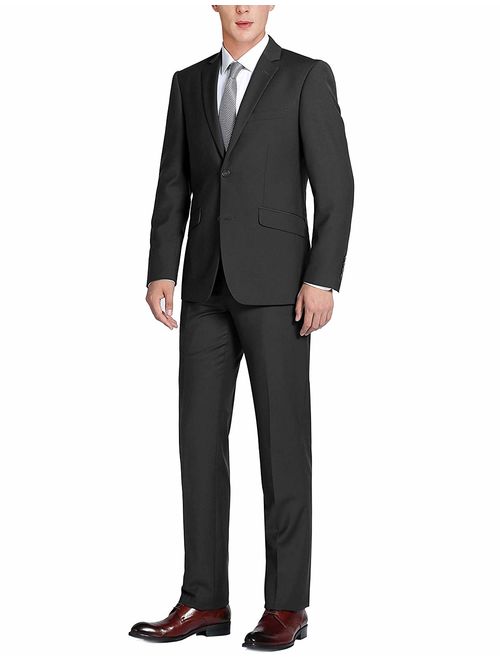 Verno Mens Suits 2 Button Slim Fit 2 Pieces Suit