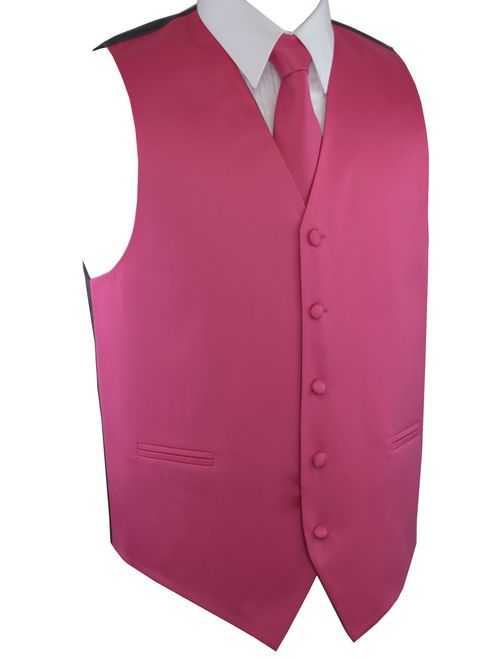 Neil Allyn 7-Piece Formal Tuxedo with Pleated Front Pants, Shirt, Cornflower Vest, Tie & Cuff Links. Prom, Wedding, Cruise