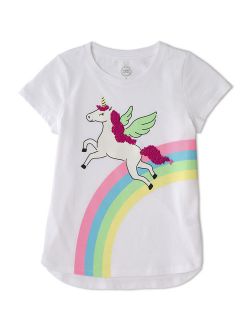 Girls and Girls Plus Embellished Graphic T-Shirt