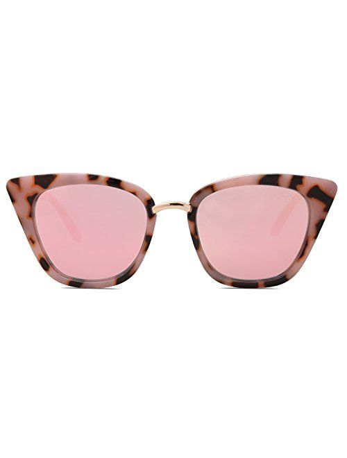 SOJOS Cat Eye Brand Designer Sunglasses Fashion UV400 Protection Glasses SJ2052