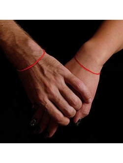 The Original Kabbalah Red String Bracelet from Israel - Red String Bracelet Pack 60 Inch Red String for up to 7 Evil Eye Protection Bracelets - Prayer, Blessing & Instruc