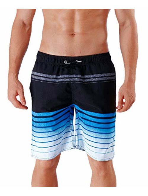 MILANKERR Compression Shorts for Men 5.5 inch Compression Lined Swim Trunks Men 