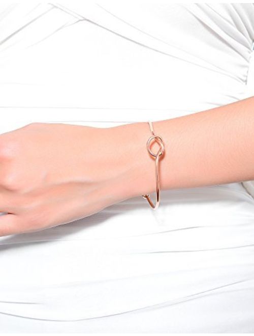 I Can't Tie The Knot Without You Bridesmaid Gift Cards Bridesmaid Bracelets Silver Tone- Set of 4,5,6