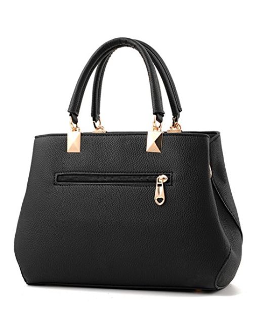 Dreubea Womens Handbag Tote Shoulder Purse Leather Crossbody Bag