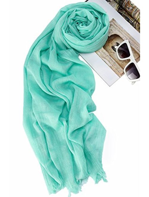 Premium Women Extreme Soft Scarf Wrap Shawl For Any Season, Super Size, Rich Color Choice
