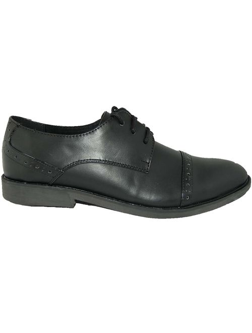 Krazy Shoes BOGO 1 Free Men's Pair | LEATHER LINED Lace-Up Oxfords
