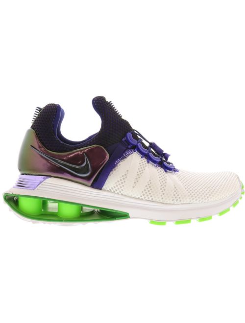 Nike Shox Gravity Running Shoe - 8M - White / Fusion Violet - White
