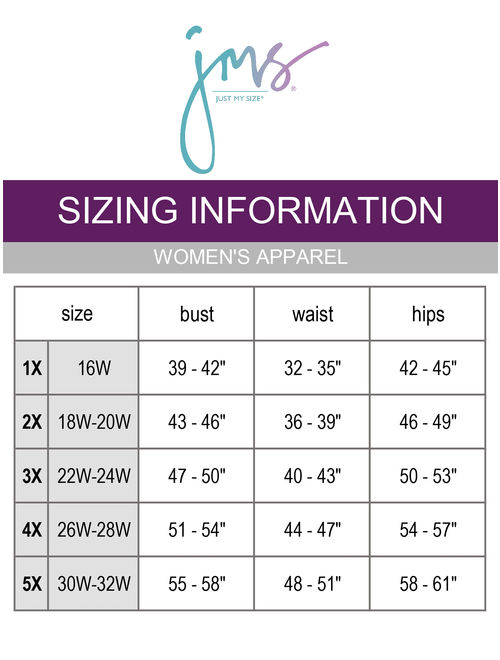 Just My Size Women's Plus Size Shirttail Tank