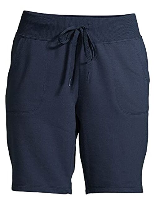 Athletic Works Women's Athleisure 7" Bermuda with Pockets and Side Vents