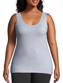 Plus-Size Women's Stretch Jersey Camisole