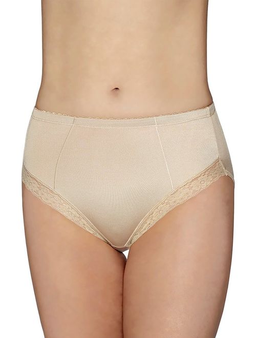 Women's Exquisite Form 070261A Lace Leg Shaper Brief Panty - 2 Pack