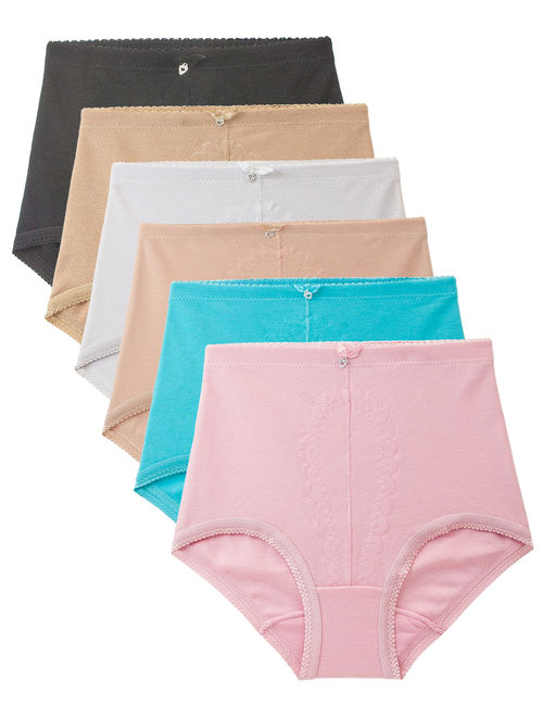 Buy Women's Underwear Light Control Comfortable Brief Girdle Panties 6 ...