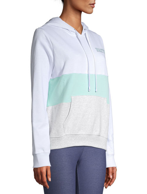 No Boundaries Juniors' Active Colorblocked Sweatshirt