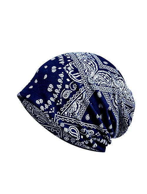 Cotton Fashion Beanies Chemo Caps Cancer Headwear Skull Cap Knitted hat Scarf for Women