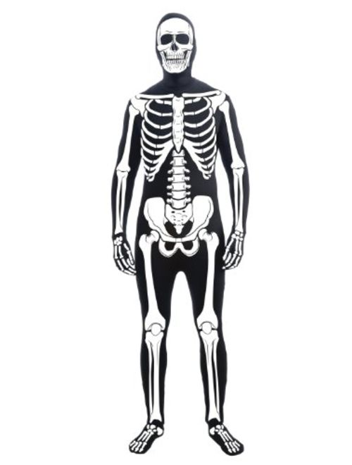 Forum Novelties Men's Skeleton Man Bone Skin Suit Adult Costume