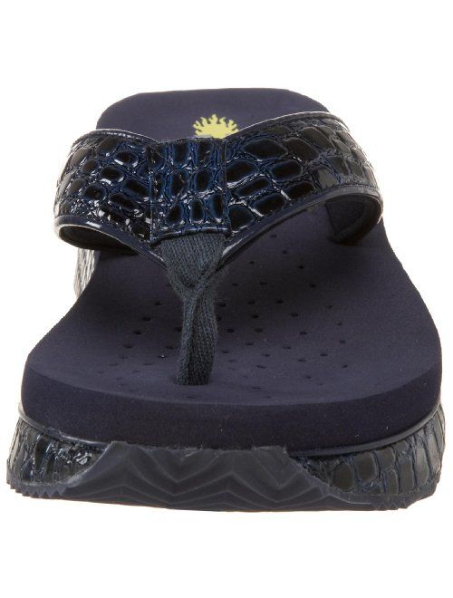 Volatile Women's Mini Croco Wedge Sandal