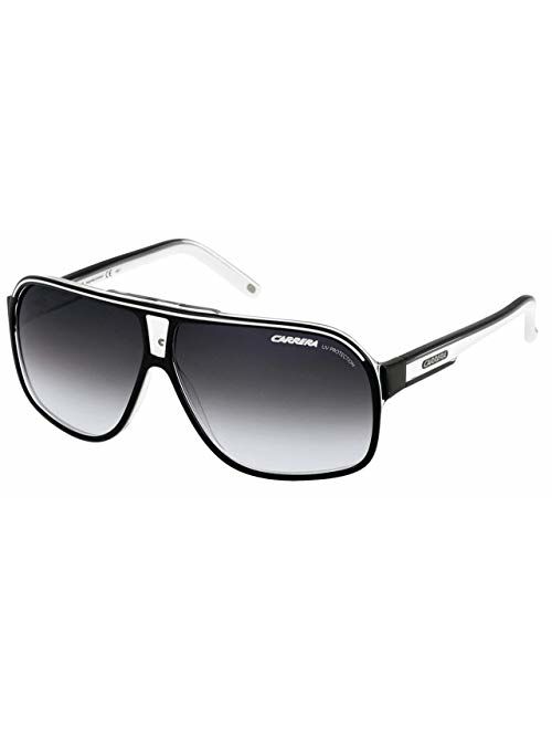 Carrera Grand Prix 2 T4M Pilot Sunglasses Lens Categ, Black/White, 64mm