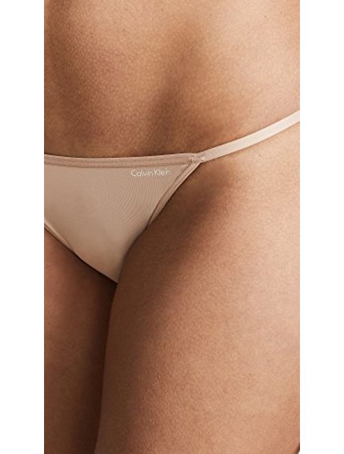 Calvin Klein Underwear Women's Sleek String Bikini Panties