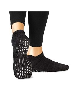LA Active Grip Socks - Non Slip Casual Socks - Ideal for Home, Indoor Yoga, and Hospital - for Men and Women