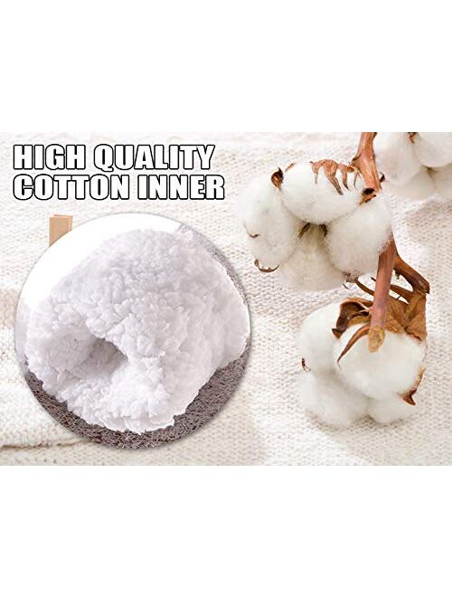 Womens Super Soft Cute Cartoon Animal fuzzy Cozy Non-Slip Winter Slipper Socks