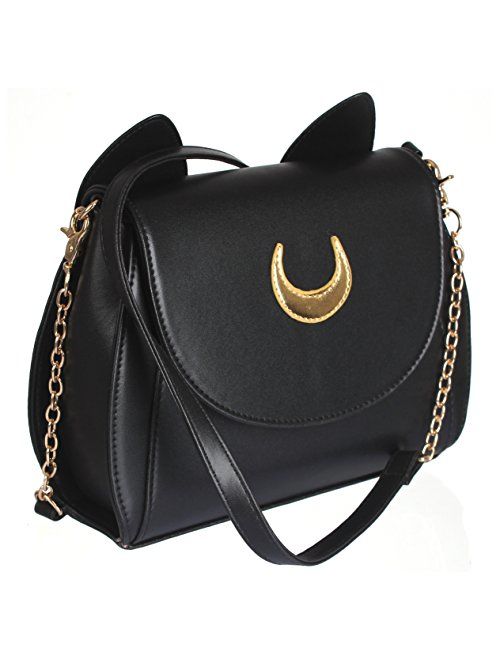 AKStore Women Handbag Cosplay Sailor Moon 20th Tsukino Usagi PU Leather Girls Handbag Shoulder Bags