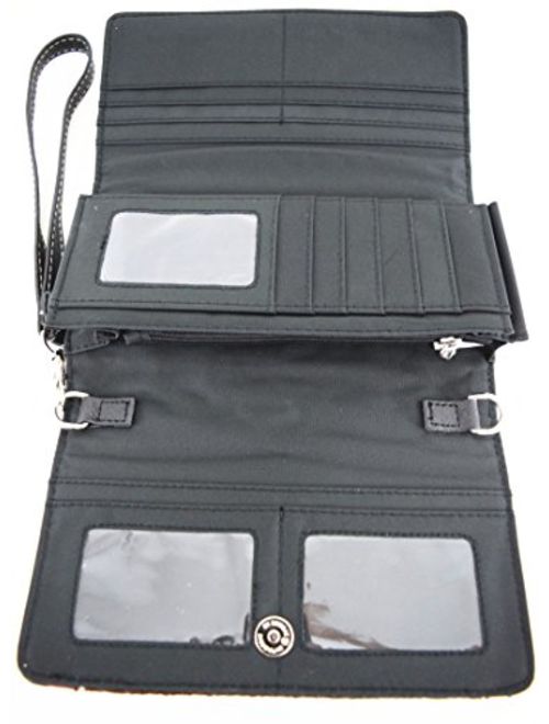 Camouflage Crown Buckle Western Style Concealed Carry Purse Country Handbag Women Shoulder Bag Wallet Set