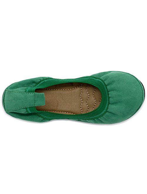 Ollio Women's Shoes Faux Suede Comfort Ballet Flat