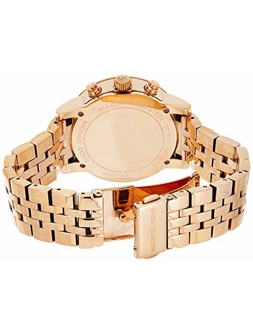 Michael Kors Women's Ritz Rose Gold-Tone Watch MK6077