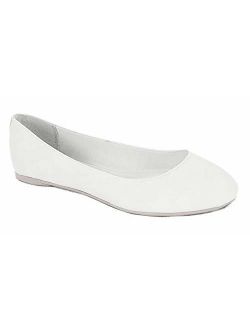 Womens Round Toe Ballet Flat Shoes