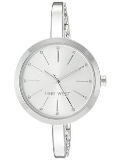 Women's Crystal Accented Bangle Watch