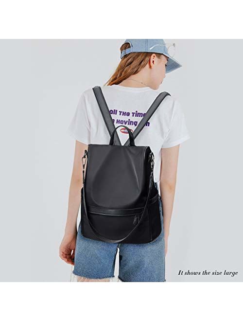 Charmore Women Travel Backpack Anti Theft Rucksack Nylon Waterproof Daypack Lightweight School Shoulder Bags