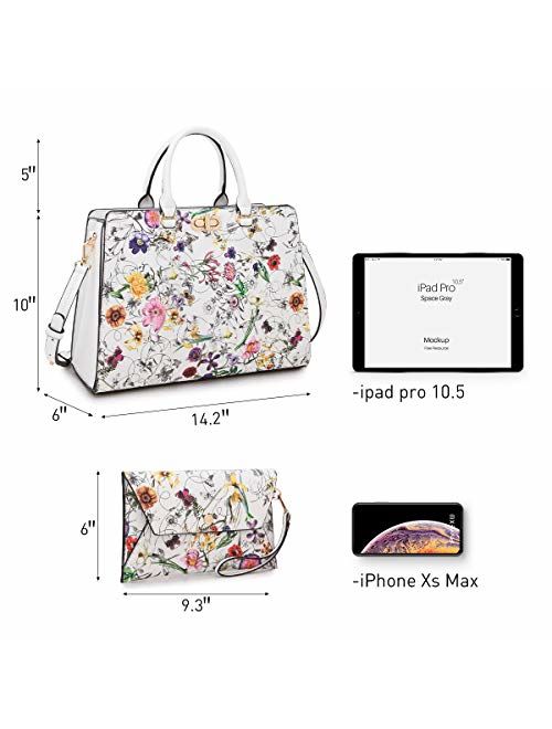 Mkp Collection Women Medium Adorable Handbags and Purses Ladies Shoulder Bag Hobo Bag Top Handle Satchel Tote Work Bag with Wallet Wristlet