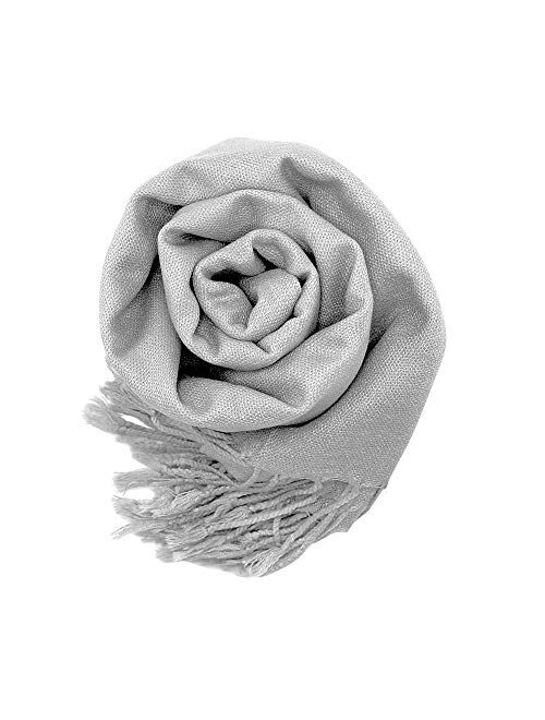 GEARONIC TM Womens Soft Pashmina Scarf Winter Shawl Wrap Scarves Lady Fashion in Solid Colors