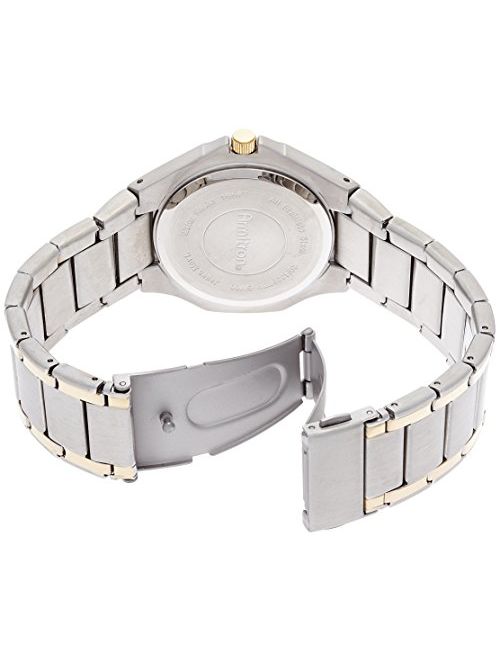 Armitron Men's 204309GYTT Two-Tone Stainless Steel Round Dial Dress Watch