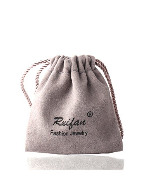 Ruifan 14G Stainless Steel Industrial Barbell Earring Cartilage Body Piercing Jewelry 1 1/2 Inch(38mm)