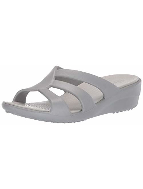 Crocs Women's Sanrah Strappy Wedge Sandal